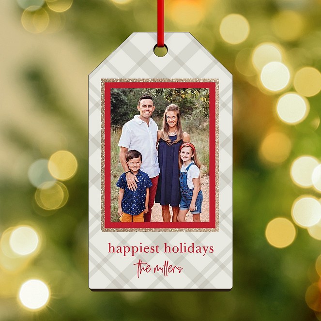 Farmhouse Holiday Custom Ornaments