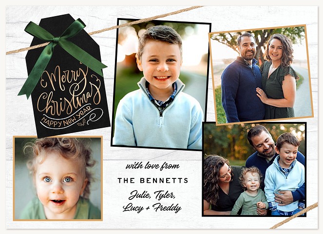 Twine & Time Personalized Holiday Cards
