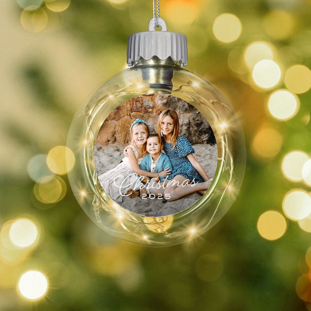 Our Script Name Personalized Ornaments