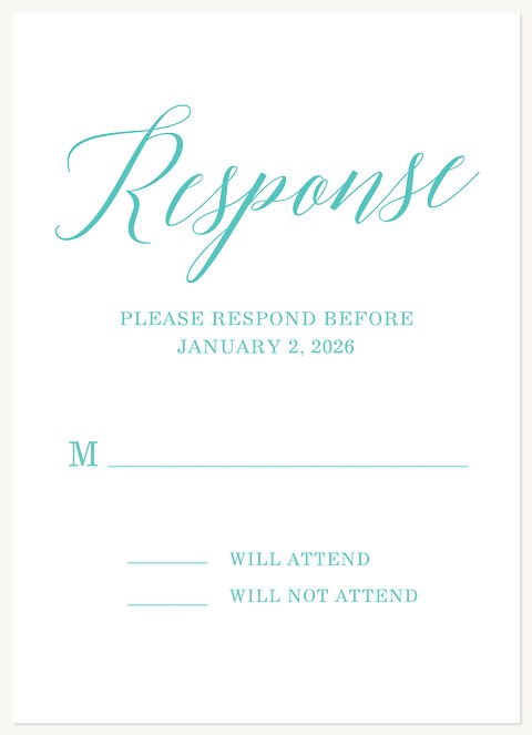 Oceanside Celebration Quinceañera RSVP Cards