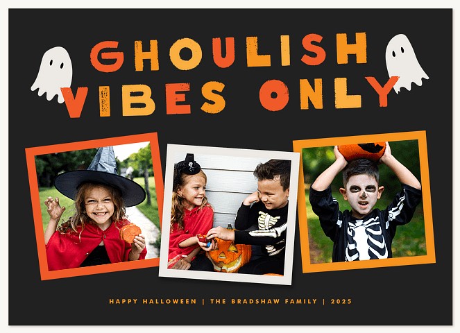 Ghoulish Vibes Halloween Cards