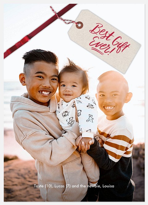 Best Gift Ever! Holiday Photo Cards