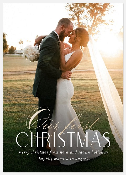 Our First Holiday Photo Cards