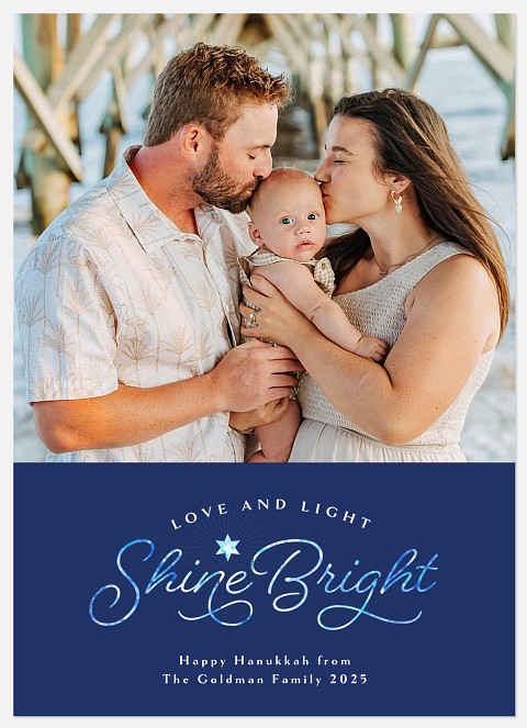 A Bright Hanukkah Hanukkah Photo Cards