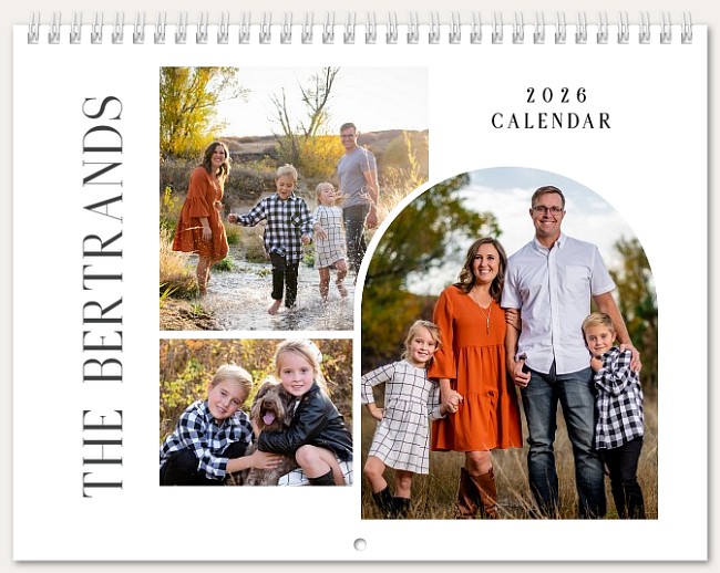 Arch Collage Calendar Personalized Photo Calendars