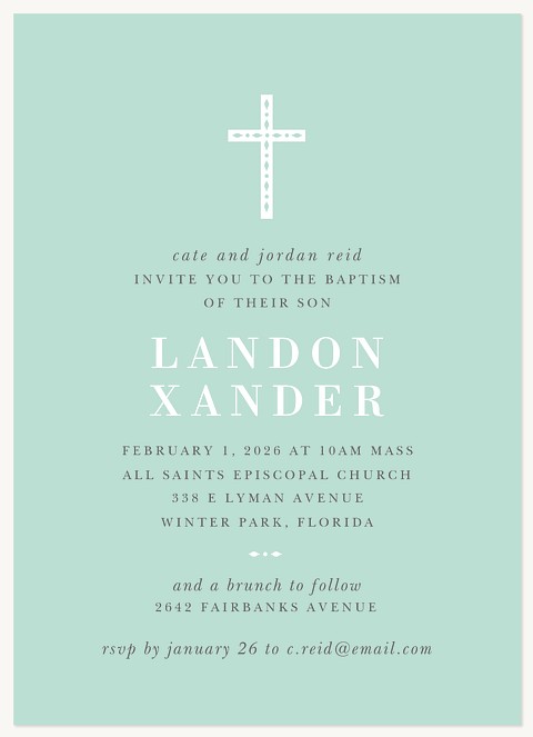 Simply Delightful Baptisms & Christening Invitations