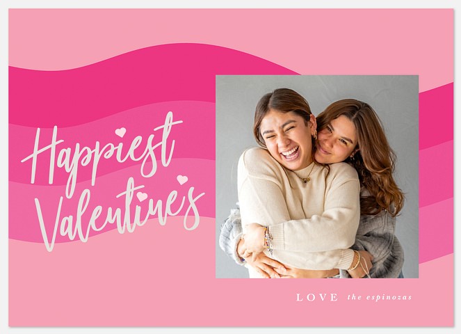 Love Wave Valentine Photo Cards