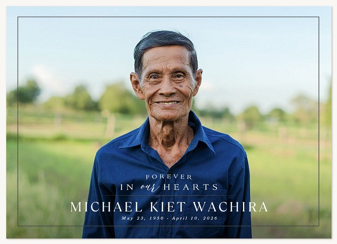 Grace Frame Memorial & Sympathy Cards