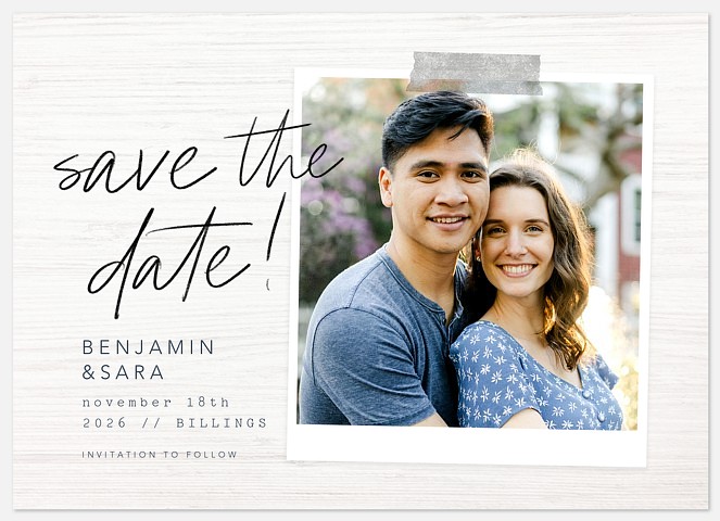 Pencil Us In Save the Date Photo Cards