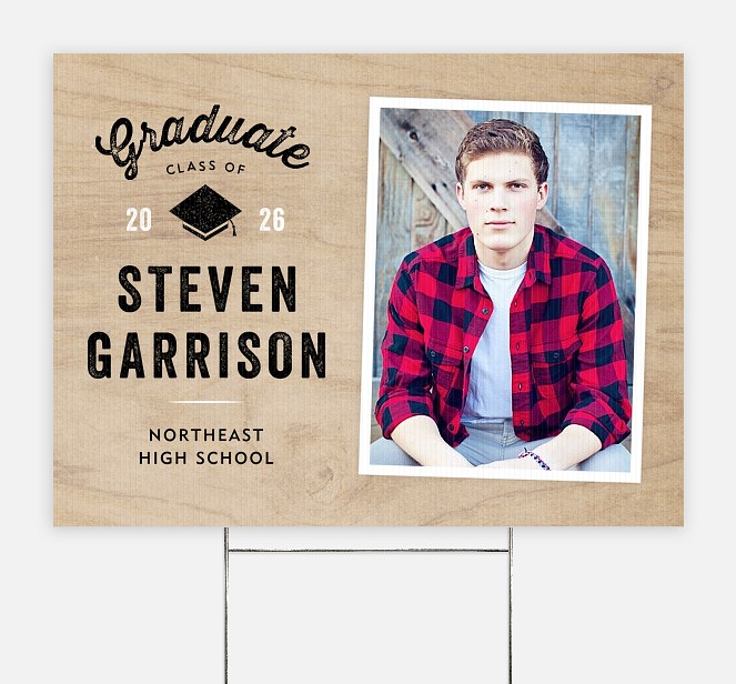 Vintage Graduate Graduation Yard Signs