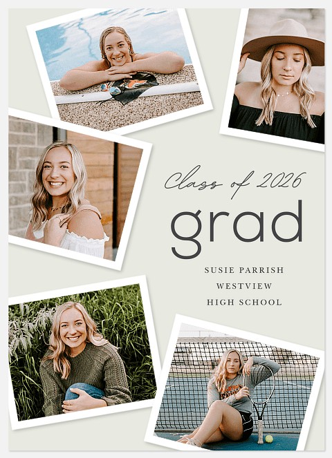 Contemporary Scrapbook Graduation Cards