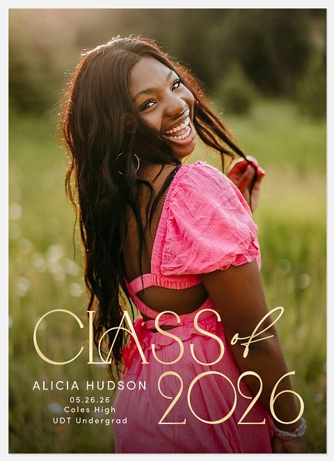 Eloquent Class Graduation Cards