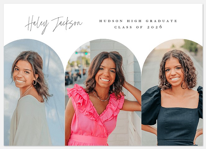 Arch Trio Graduation Cards