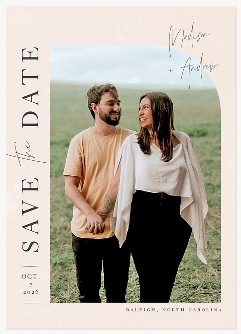 Bookend Bliss Save the Date Cards