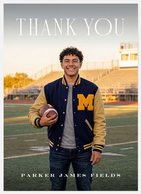 Type Forward Thank You Cards 