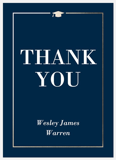 Grad Traditions Thank You Cards 