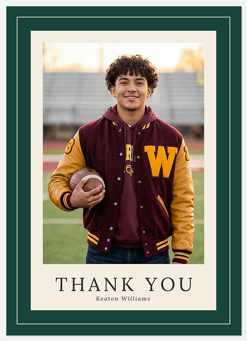 Simple Frame Thank You Cards 