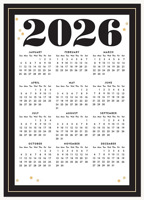 Modern Year Business Holiday Cards