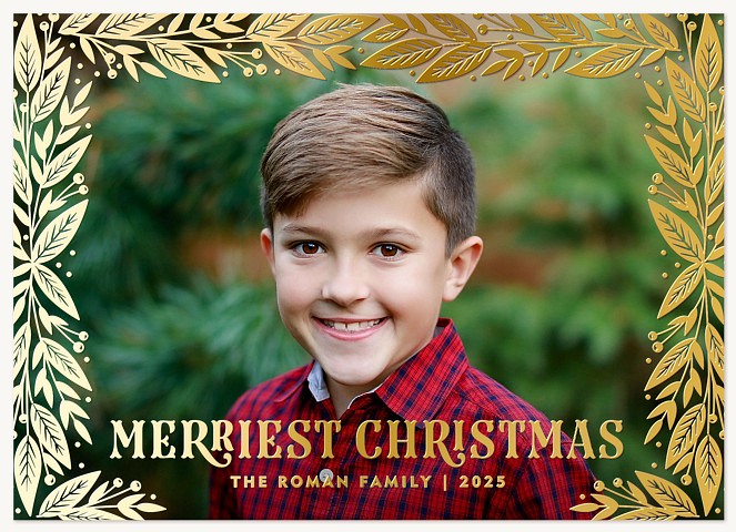 Wintery Botanical Christmas Cards