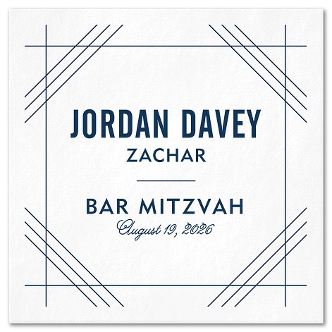 Classic Lines Custom Napkins