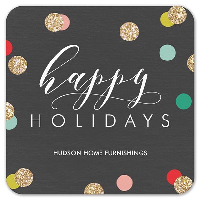 Holiday Speckles Custom Coasters