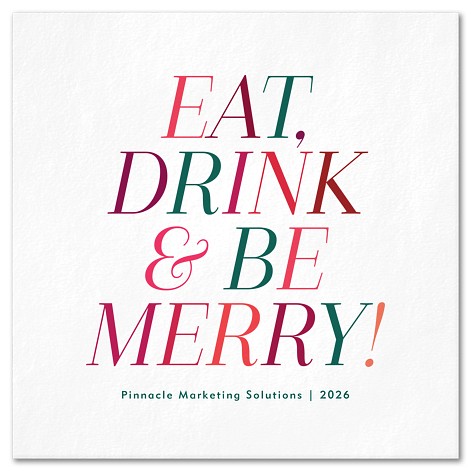 Festive Merriment Custom Napkins