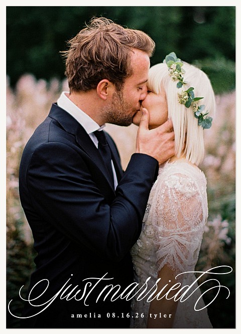 Simply Married Wedding Announcements