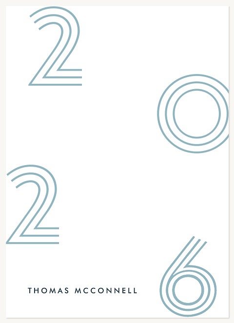 Inline Year Thank You Cards 