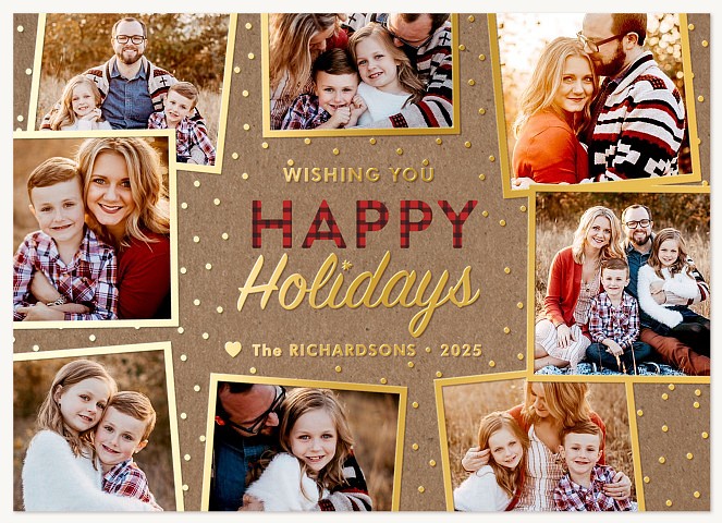 Merry Snapshots Photo Holiday Cards