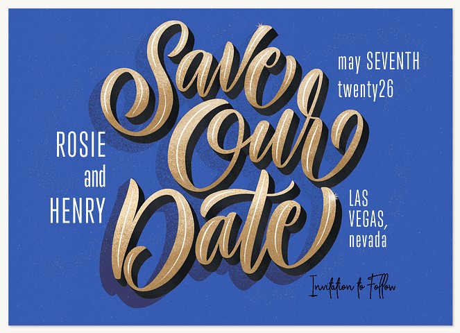 Epic Date Save the Date Cards