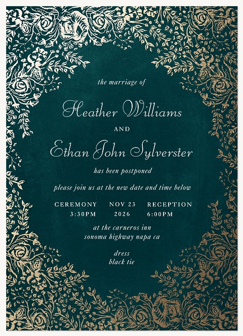 Enchanted Garden Change the Date Cards