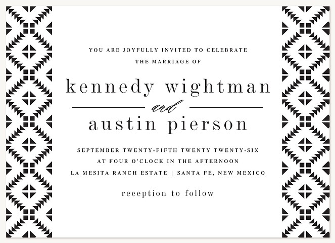 Tiles Wedding Invitations