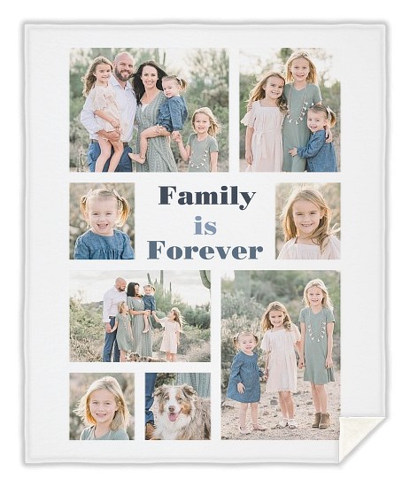 Joy in Blues Custom Blankets