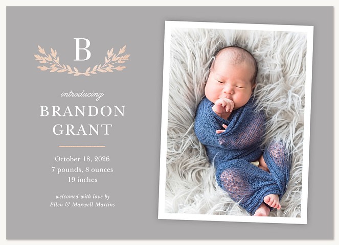Rose Laurel Baby Announcements