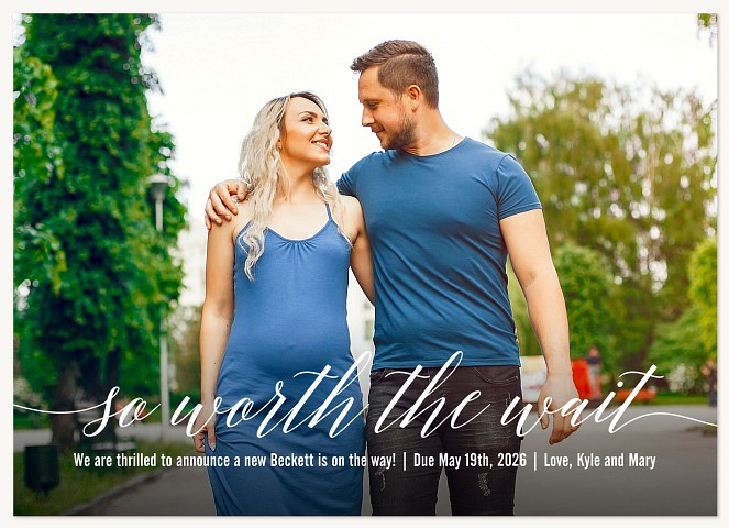 Worthwhile Gift Pregnancy Announcements