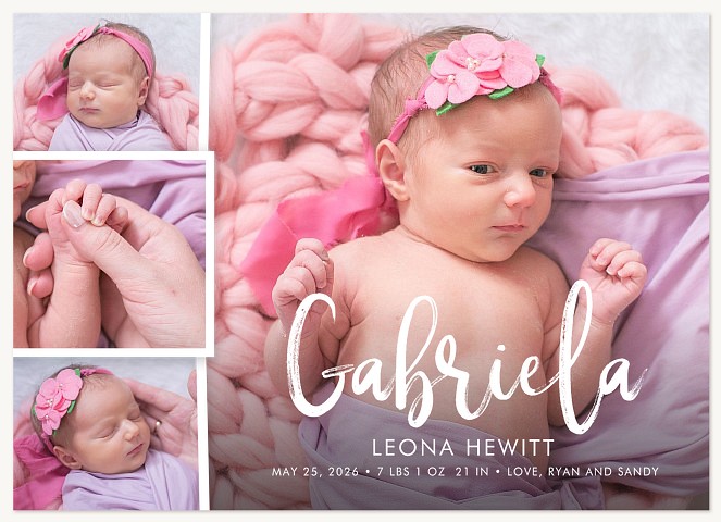 Photobooth Fun Baby Announcements