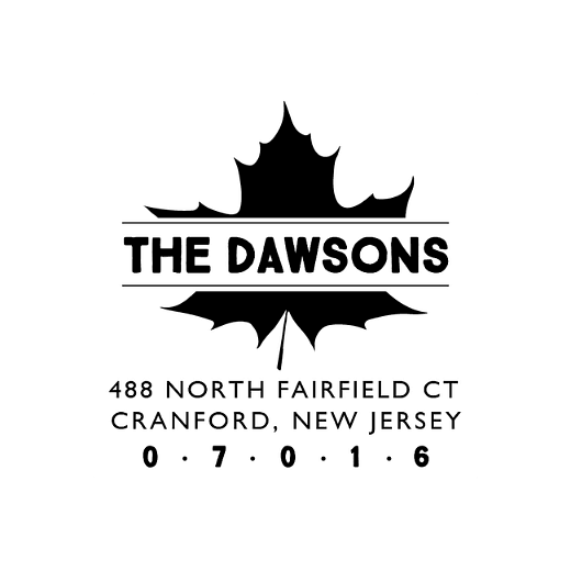 Leaf an Impression | Custom Rubber Stamps