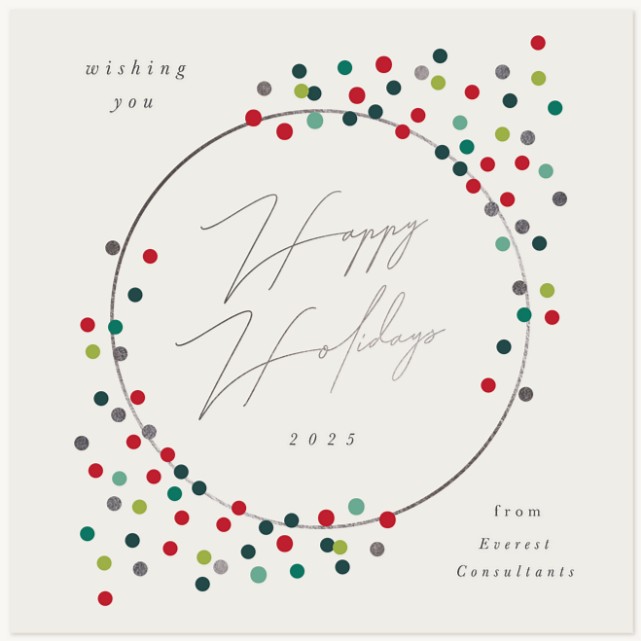 Holiday Sprinkles Business Holiday Cards