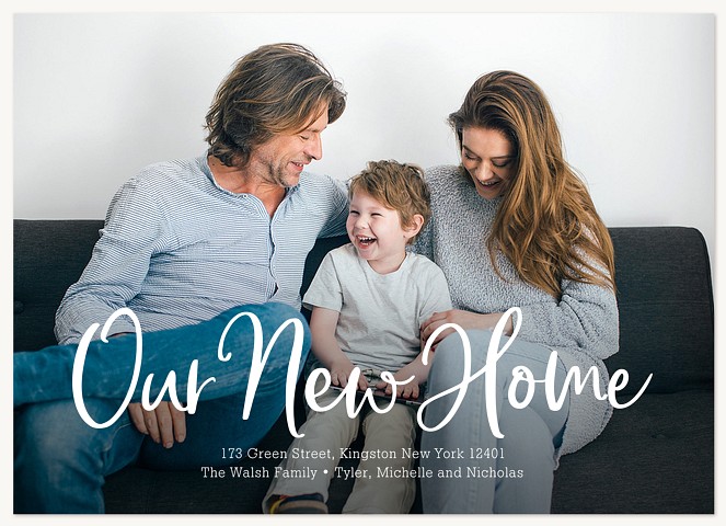 Our New Home Moving Announcements