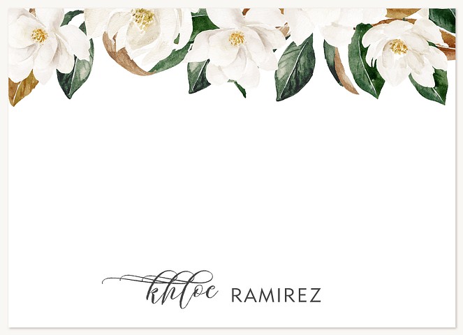 Elegant Magnolias Stationery