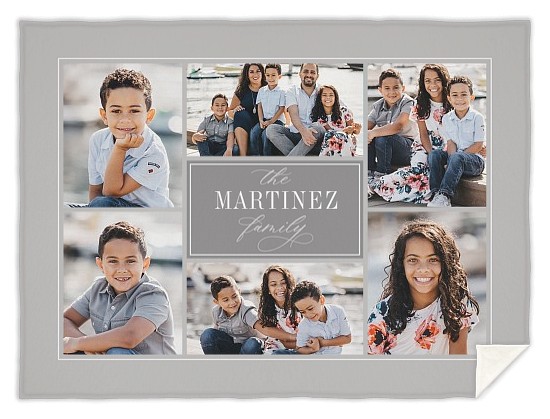 Family Frames Custom Blankets
