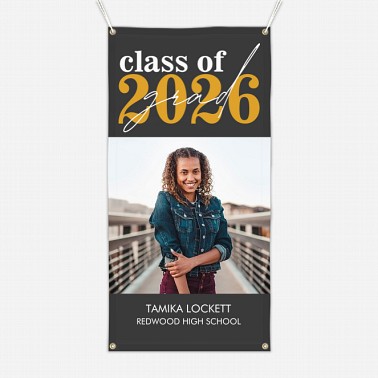 Bold Year Graduation Photo Banner 