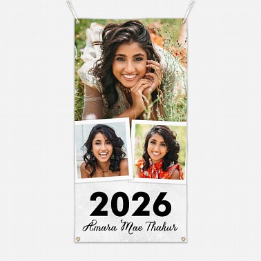 Bold Collage Graduation Photo Banner 