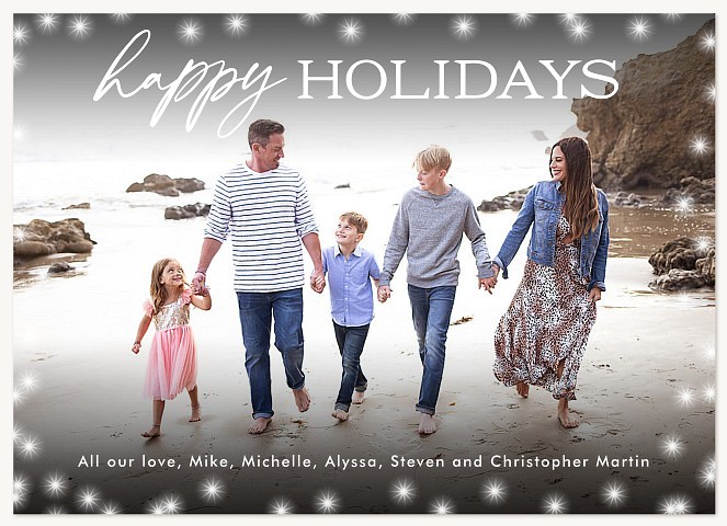 Lights Aglow Personalized Holiday Cards