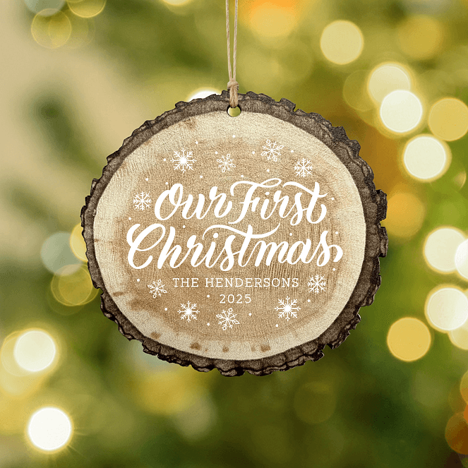 First Snowflakes Personalized Ornaments