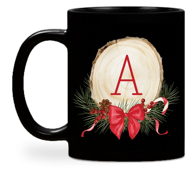 Wooden Wreath Custom Mugs