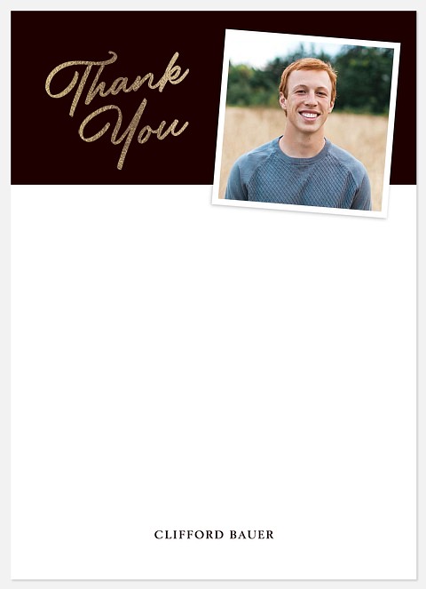 Classic Snapshot Thank You Cards 