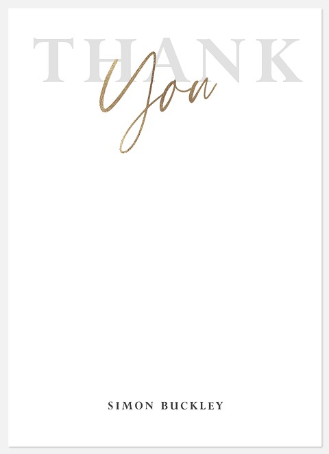 Layered Thank You Thank You Cards 