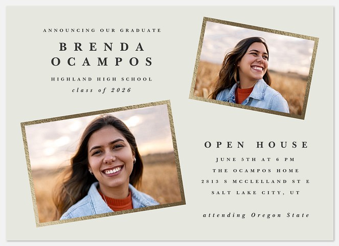 Classic Duo Graduation Cards