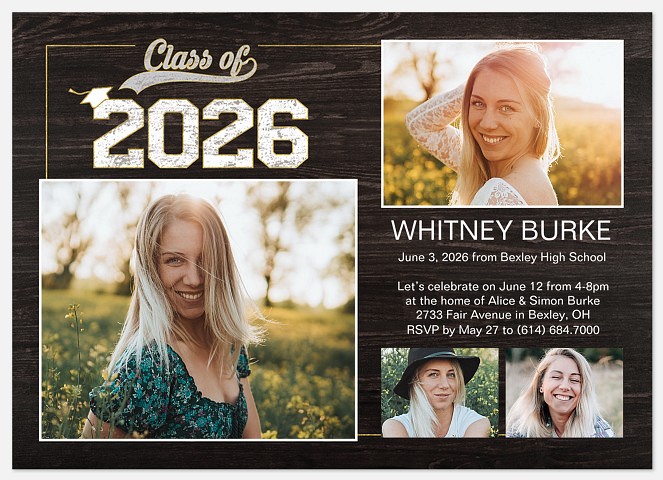 Country Prep Graduation Invitations
